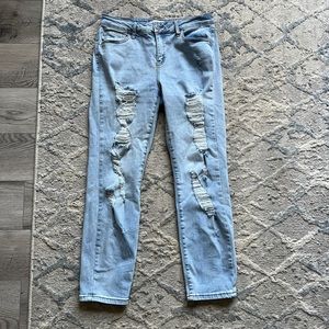Judy Blue Destroyed Mid Rise Boyfriend Jeans size 9/29